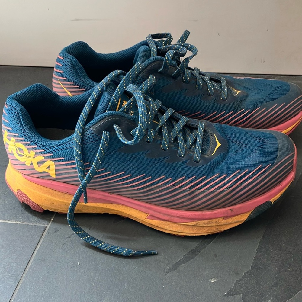 Hoka torrent2 trail, running shoes, size 8